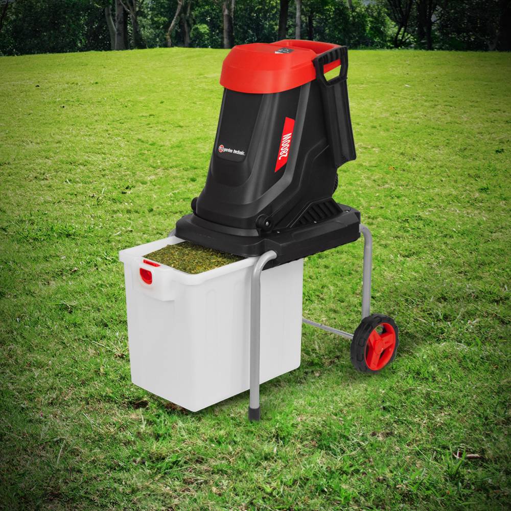 Elem Garden Technic - Broyeur de végétaux électrique 2800W avec bac récupérateur 50L - Image 5