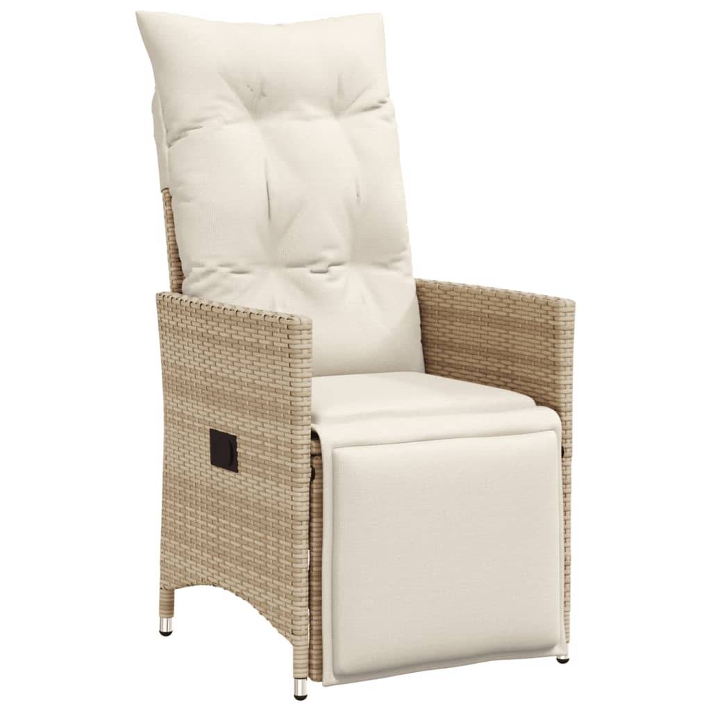 Prolenta Premium - Chaises de jardin rotin beige  56 x 59 x 92 cm  - Prolenta premium p365.5 - Image 1