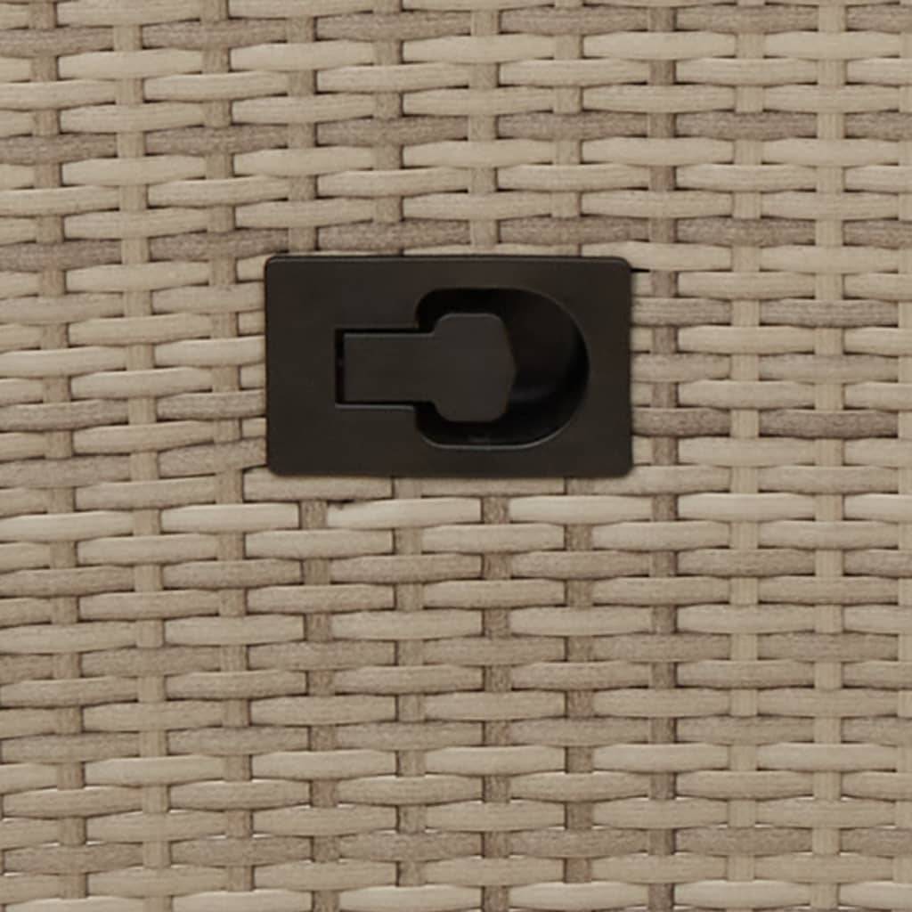 Prolenta Premium - Chaises de jardin rotin beige  56 x 59 x 92 cm  - Prolenta premium p365.5 - Image 9