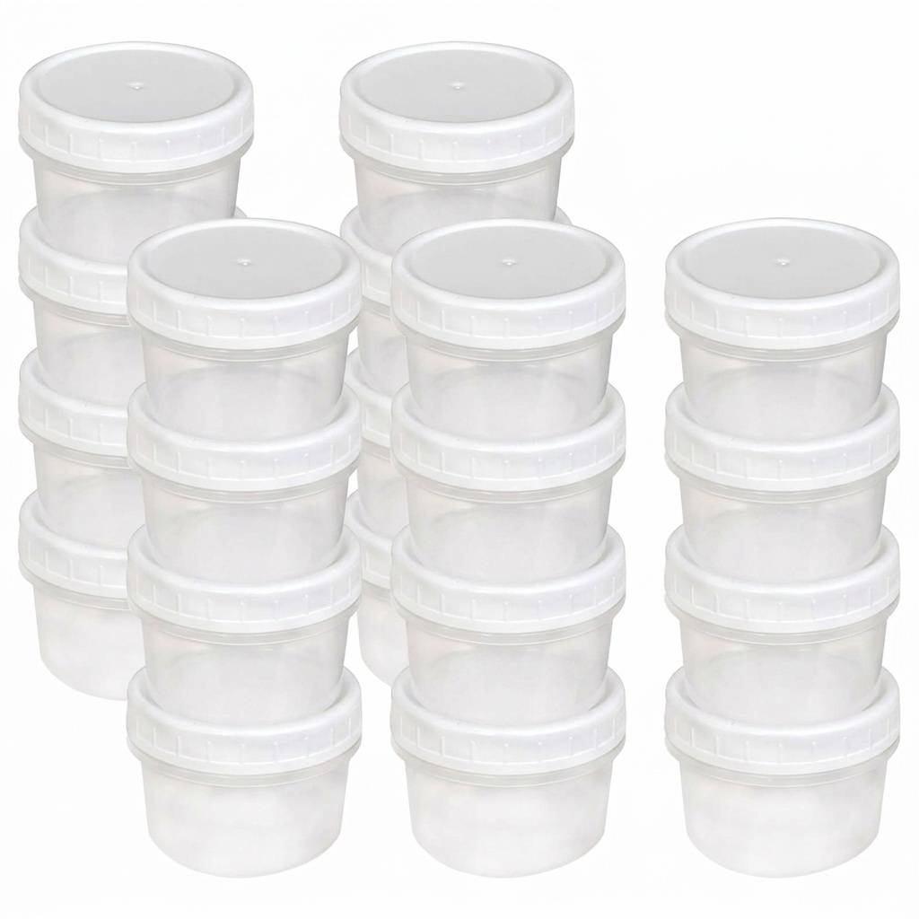 20 pots 120 ml empilables - Image 1