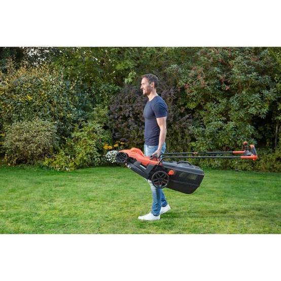 Black & Decker - Tondeuse électrique filaire 34 cm 1400 W, hauteur 20 à 70 mm, bac 40 L - BLACK + DECKER - Image 7