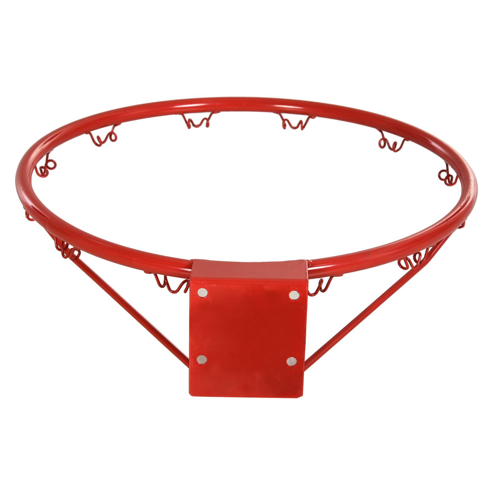 ComfortXL - Panier de basket mural métal Ø46 cm rouge bleu blanc intérieur extérieur avec filet polypropylène résistant - Image 5