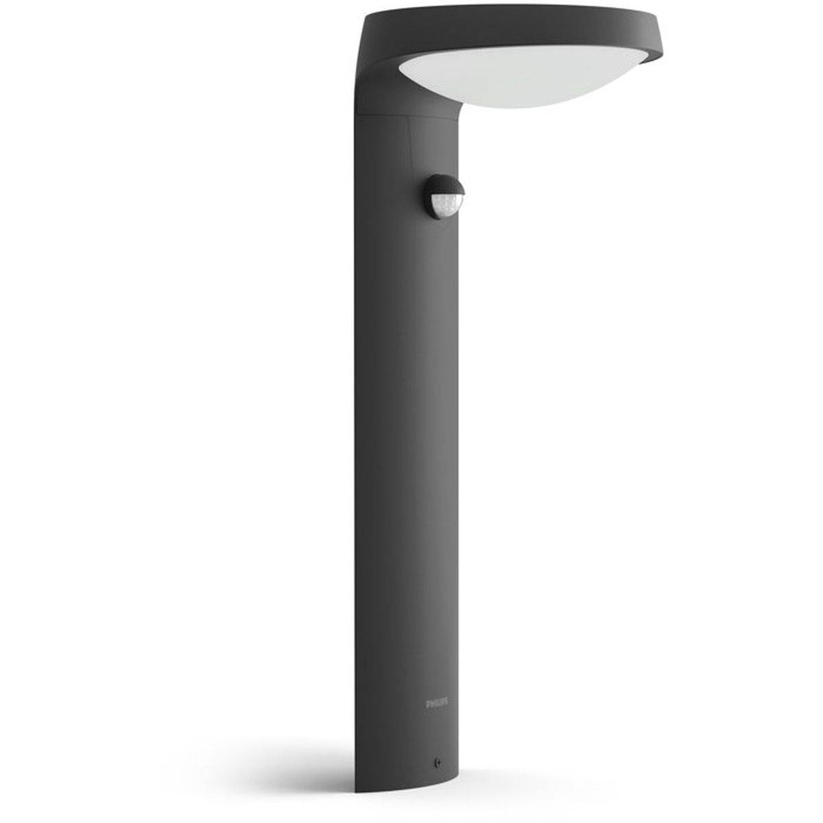 Philips - Lumière solaire sur pied et chemin Philips TYLA 1,2 W 3000 K détecteur de mouvement IP44 anthracite - PHILIPS - Image 1
