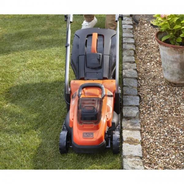 Tondeuse a Gazon   a Gazon Electrique Sans Fil 36V BCMW3336L1-QW - BLACK+DECKER - Coupe 33cm - Batterie 2,5 Ah - Mulching - Image 4