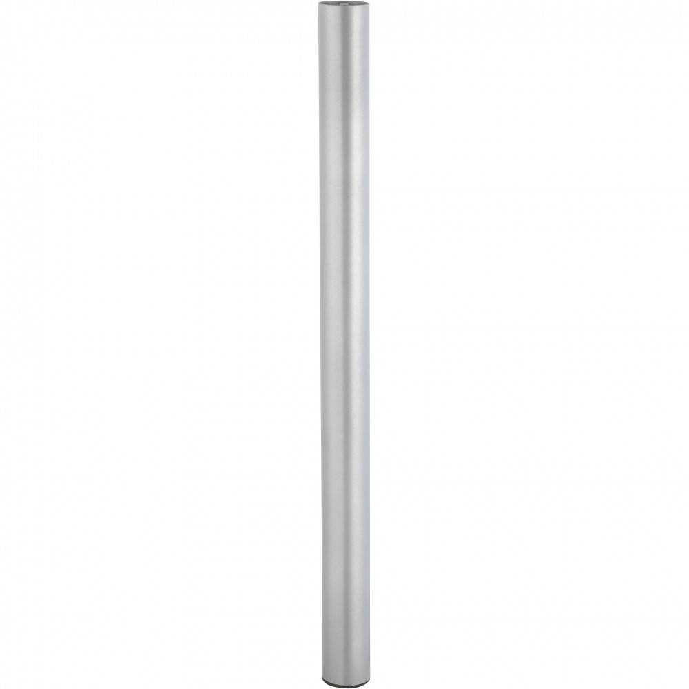 Centrale Brico - Lot de 4 pieds de table cylindrique fixes métal époxy gris, 71 cm - Image 2