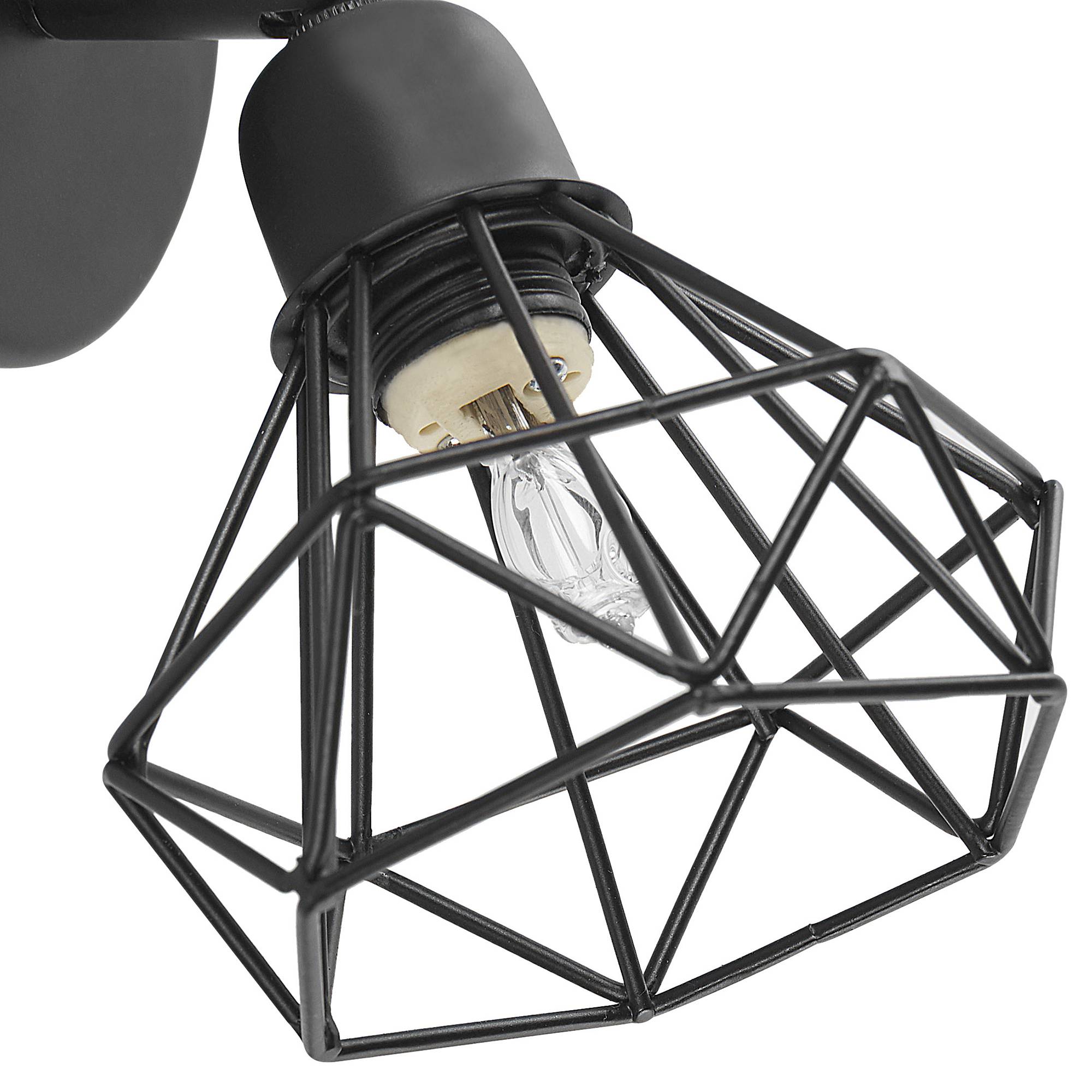 Beliani - Lampes projecteur Métal Noir ERMA - 10x16x8- Beliani - Image 4