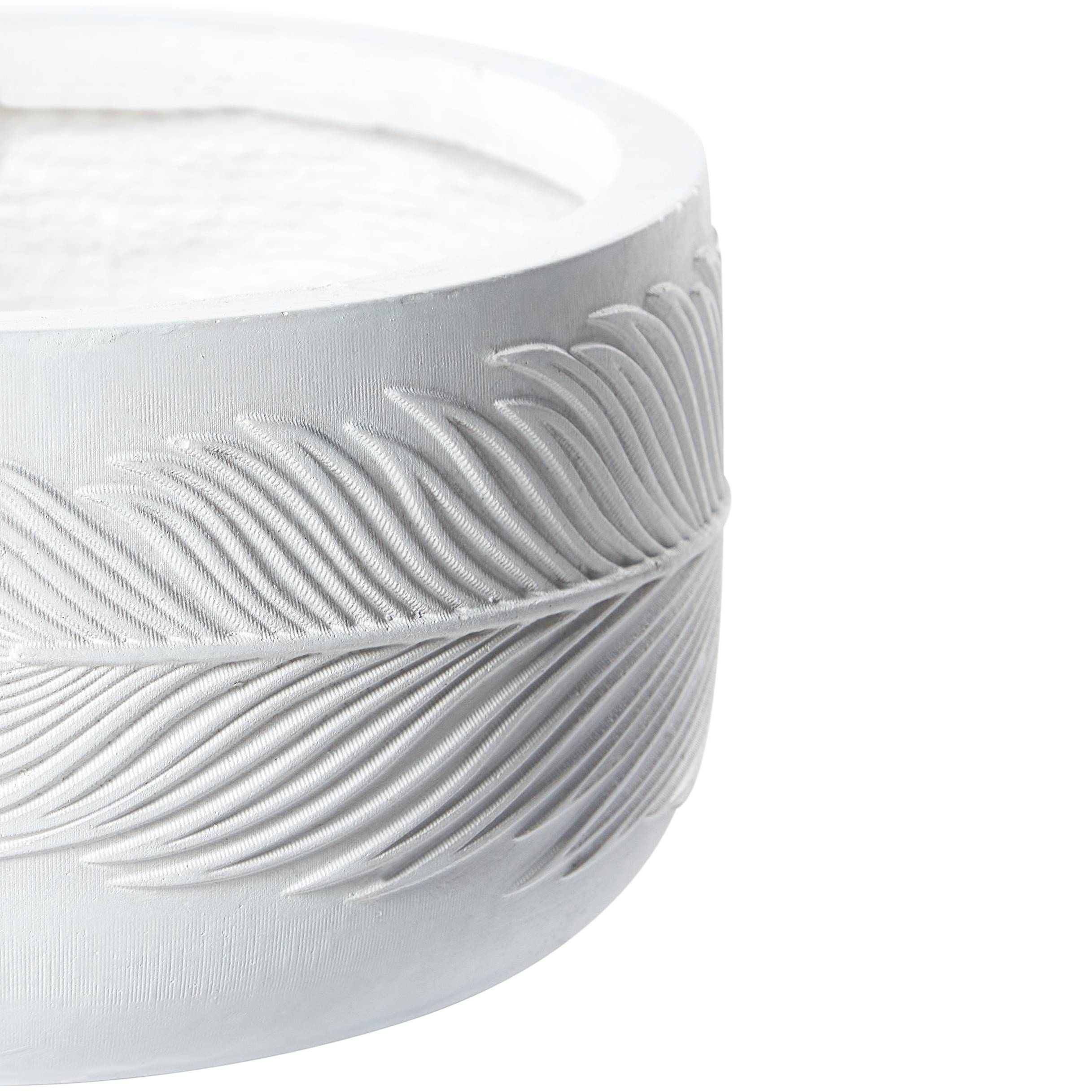 Beliani - Cache-pot d'extérieur Fibre d'argile Blanc cassé FTERO - Beliani - Image 7
