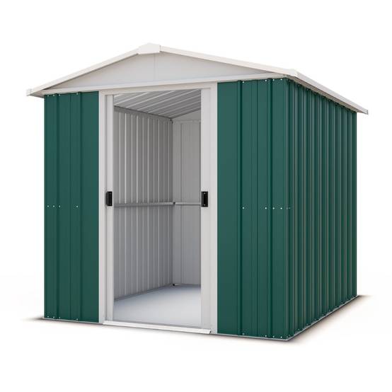 Yardmaster - Abri de jardin métal vert 3,8 m2 Yardmaster + kit d'ancrage - Image 2