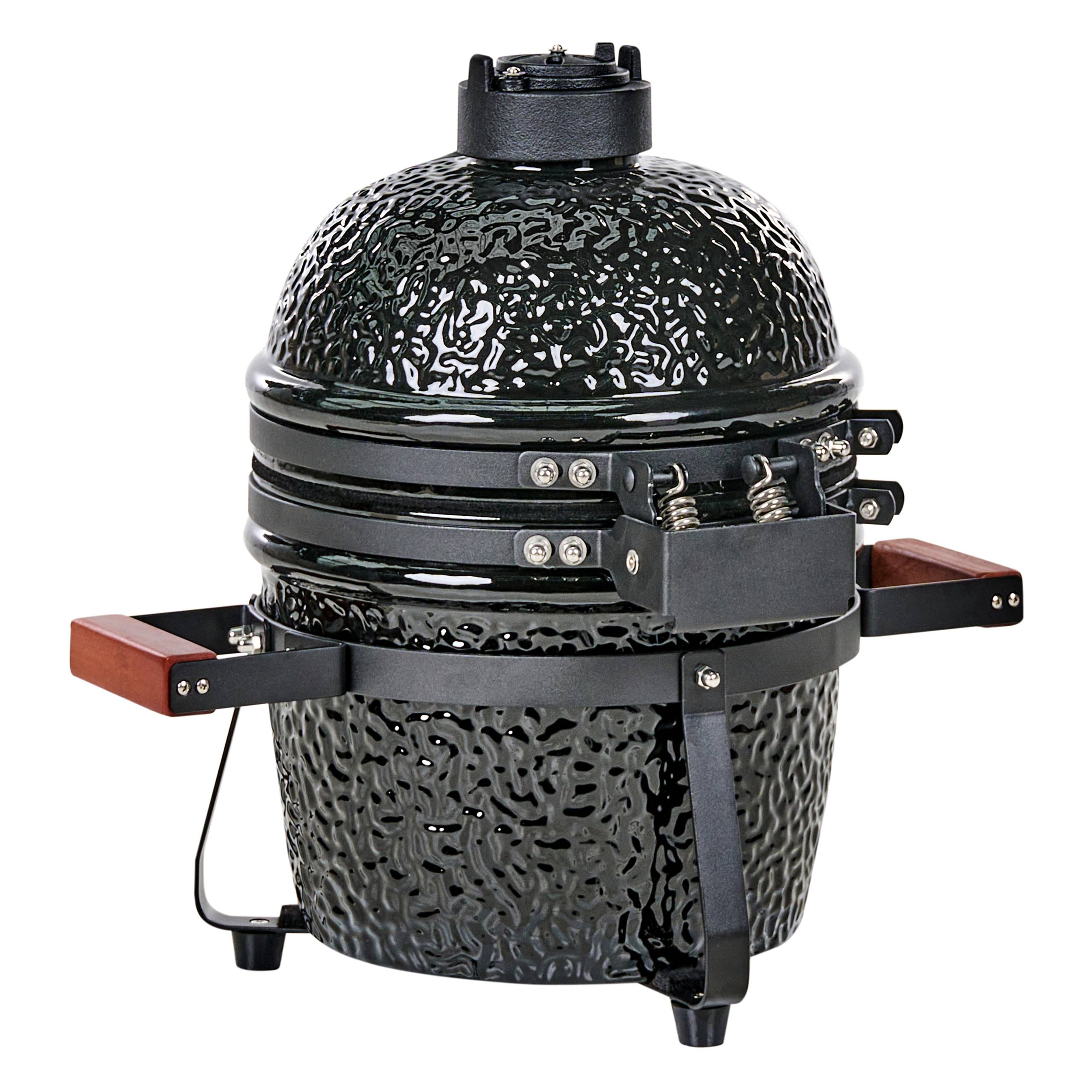 Beliani - Gril à charbon de bois Céramique Noir KAMADO - 54x35x48- Beliani - Image 7