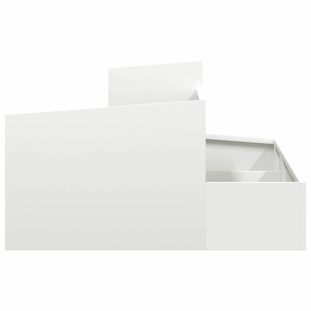 ComfortXL - Grand cache-pot carré en acier pour extérieur Blanc 80x80 cm – ComfortXL Outdoor Living - Image 6