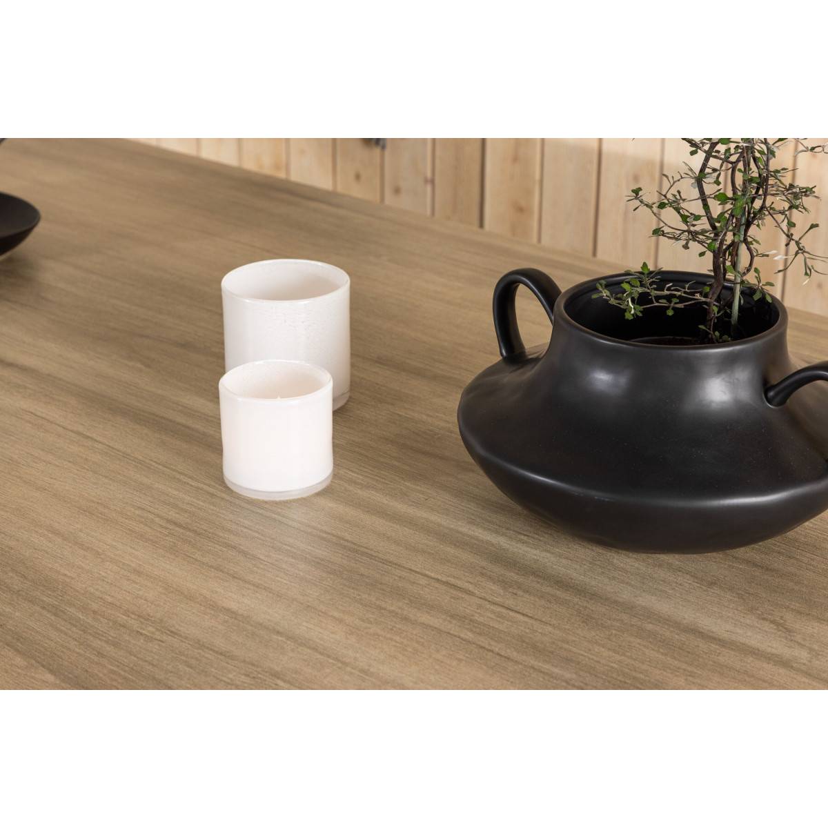Paris Prix - Table de Jardin en Verre "Merlo" 200cm Naturel & Blanc - Image 9