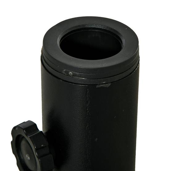 Support parasol sol beton, 2 boutons verrouillage, 4 vis expansion, mats 34/38/48mm, 12x12x30 cm noir - Image 9