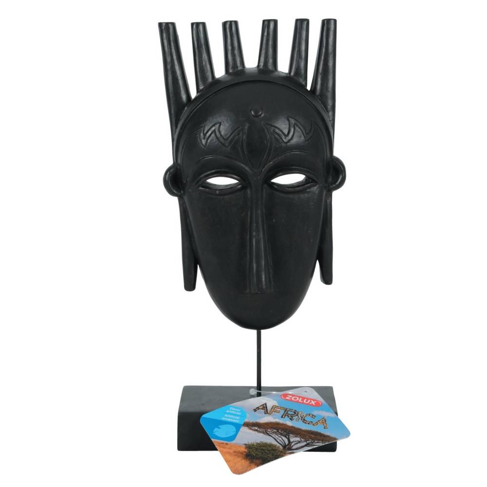 Zolux - Décoration Africa masques homme  taille L. Aquarium.