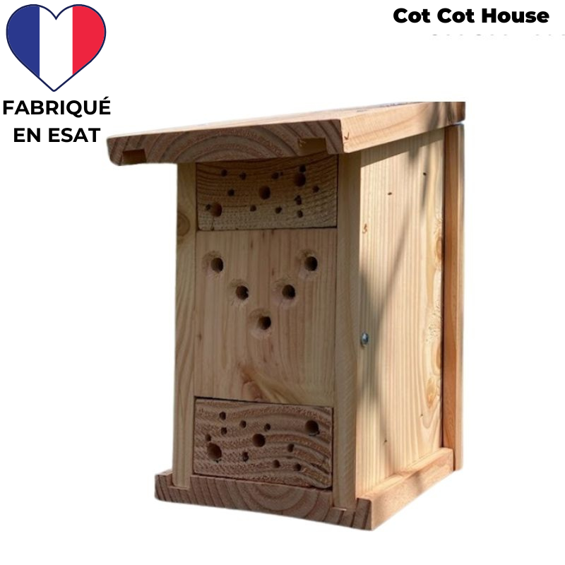 Hôtel à insectes en kit pour auxiliaires - Cot Cot House