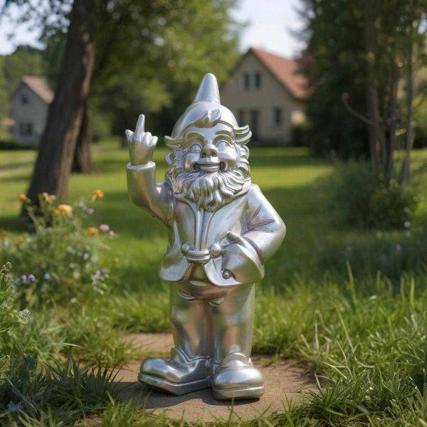 Stoobz - Nain de jardin en résine F*ck 16 x 12 x 32 cm Stoobz - Image 2