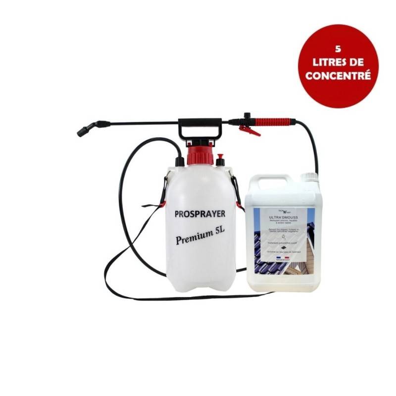 Pulvérisateur à pression 5 L + Produit ULTRA'DMOUSS 5 L - Image 1