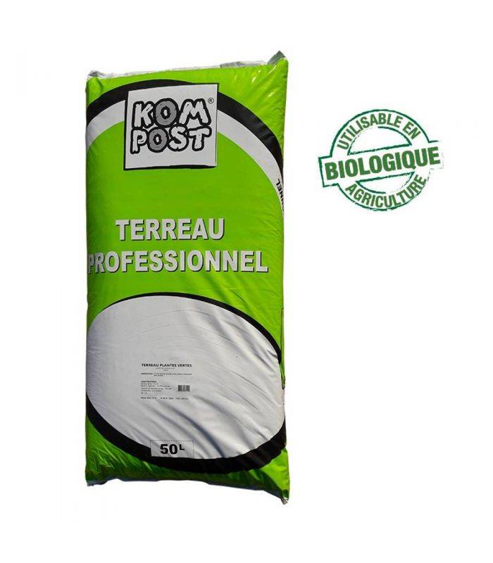 Racine - Terreau plantes vertes, sac de 50 litres - PRO12