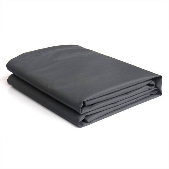 Housse de protection 202x124cm gris foncé - Bâche rectangulaire en polyester enduit PA pour table de jardin Philadelphie ou Capua 180 | sweeek - Image 2