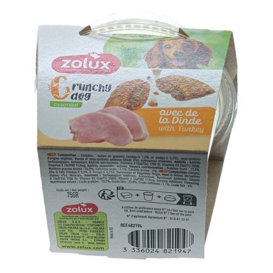 Zolux - Friandises Crunchy Dog Dinde 75 g pour chien - Image 4