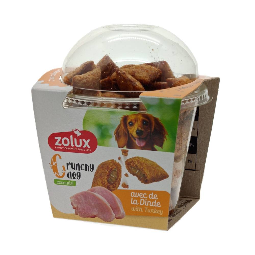 Zolux - Friandises Crunchy Dog Dinde 75 g pour chien - Image 1
