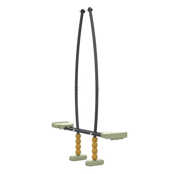 Tp Toys - Station de jeux en bois Arbousier FSC H.190 cm avec balançoire, vis-à-vis, toboggan et kit d’ancrage – TP TOYS - Image 7
