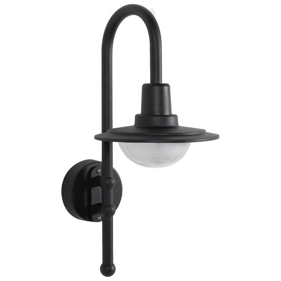 Beliani - Lampe murale pour l'extérieur Aluminium Noir PORTELO - Beliani - Image 2
