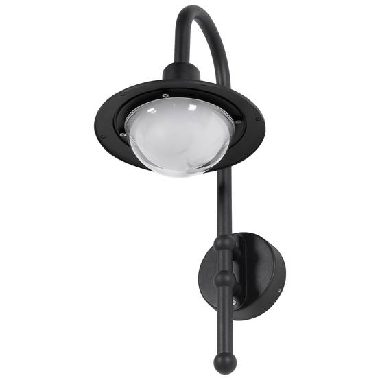 Beliani - Lampe murale pour l'extérieur Aluminium Noir PORTELO - Beliani - Image 5