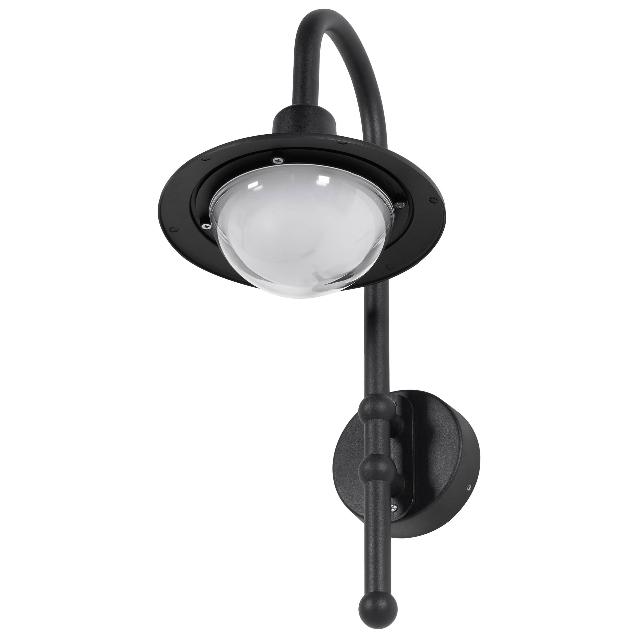 Beliani - Lampe murale pour l'extérieur Aluminium Noir PORTELO - Beliani - Image 5