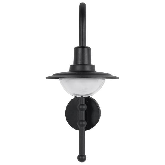 Beliani - Lampe murale pour l'extérieur Aluminium Noir PORTELO - Beliani - Image 4