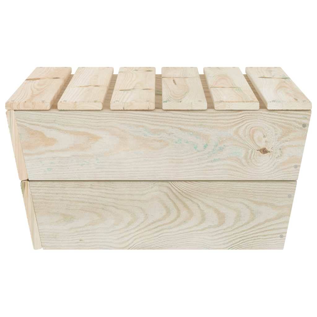 2 pcs Tables de jardin | Table d'extérieur 60x60x30 cm Bois d'épicéa imprégné - Image 5