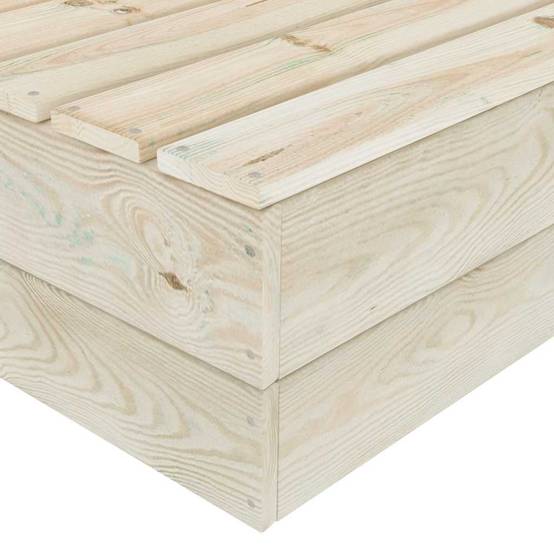 2 pcs Tables de jardin | Table d'extérieur 60x60x30 cm Bois d'épicéa imprégné - Image 6