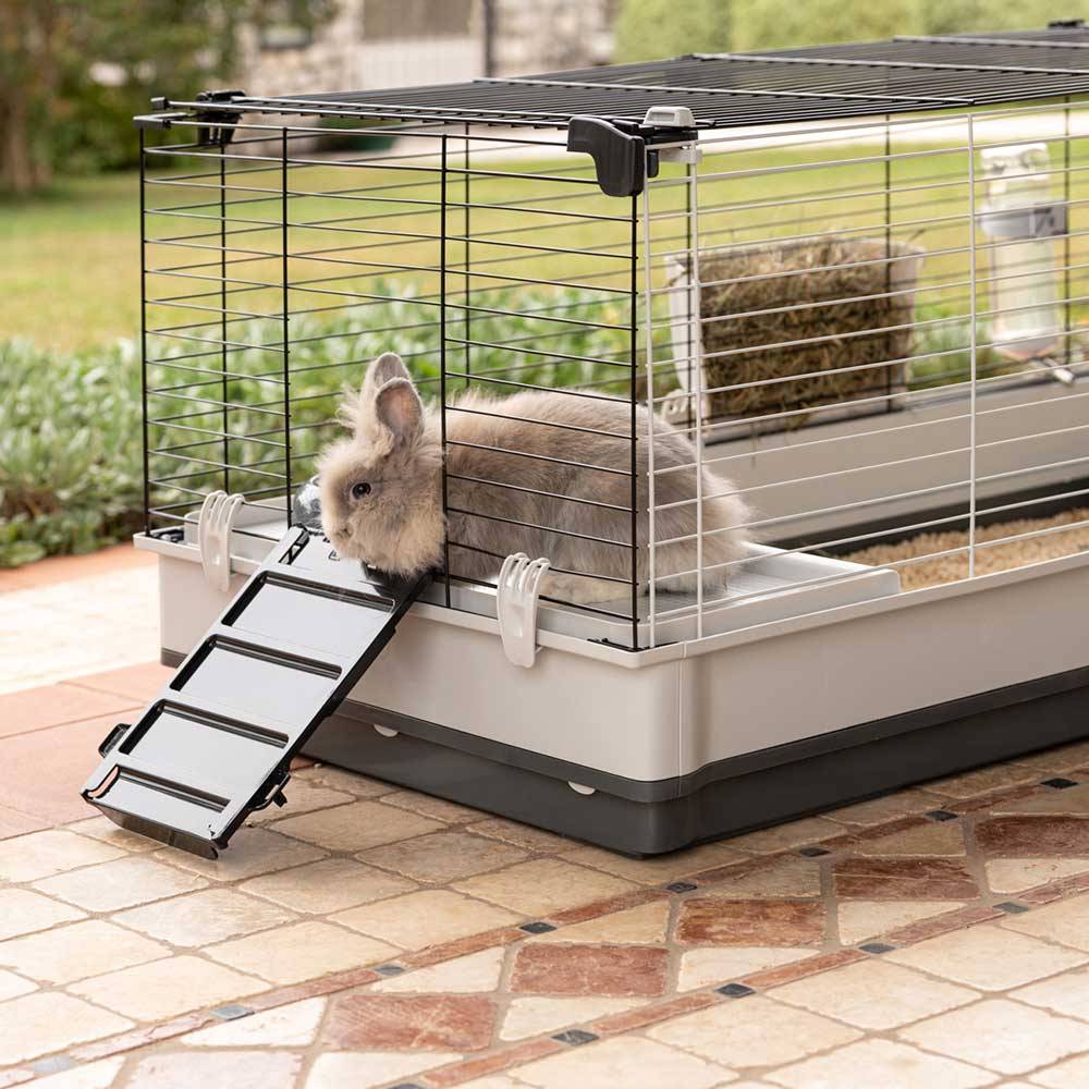 Ferplast - FERPLAST - Cage Cochon d'Inde - Cage Lapin - Maison Lapin - Clapier Lapin - accessoires inclus - Ouvrant et modulable 205 x 60 x h 50 CM - Krolik 200 - Image 5