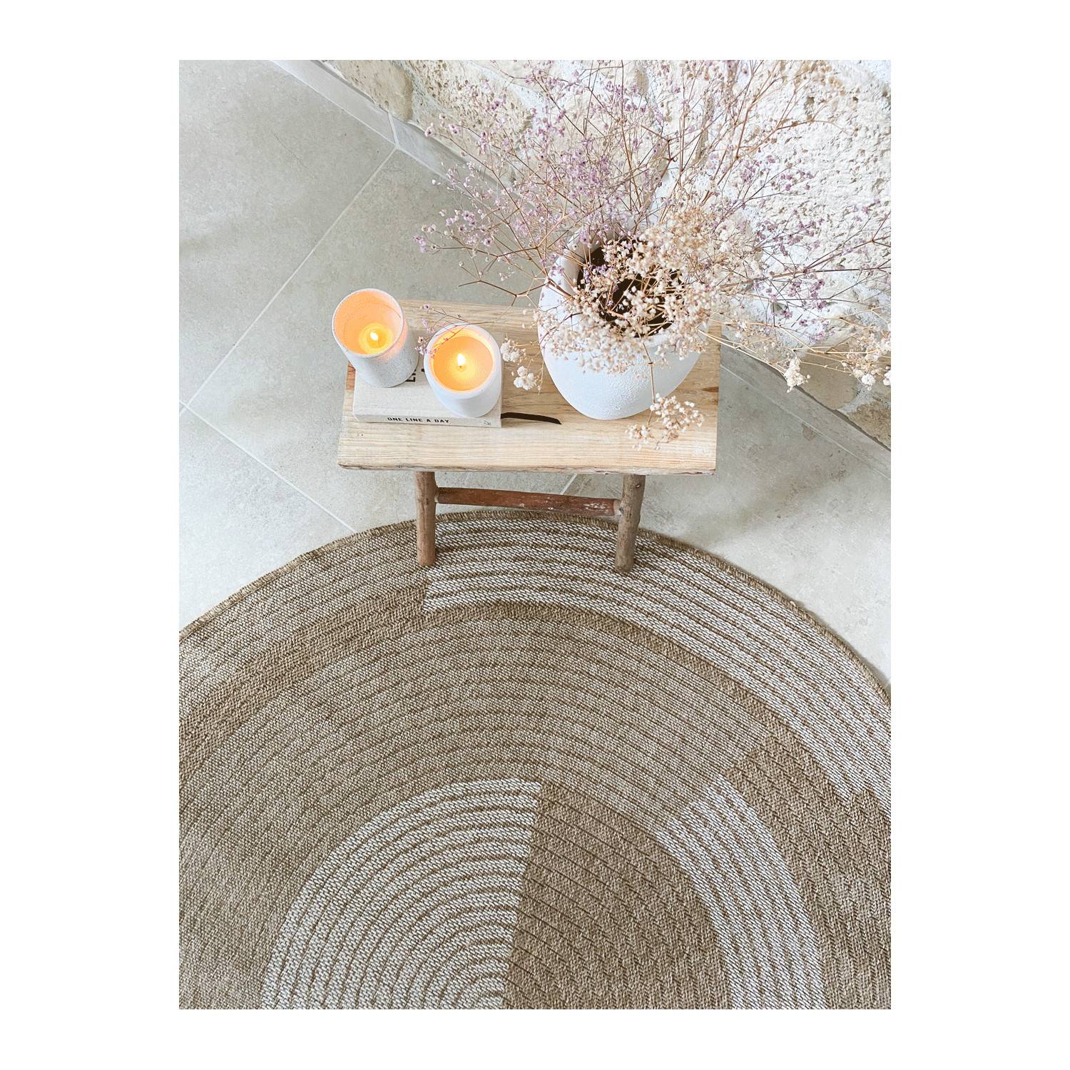 Autre - Tapis intérieur et extérieur naturel 80x80cm - Image 3
