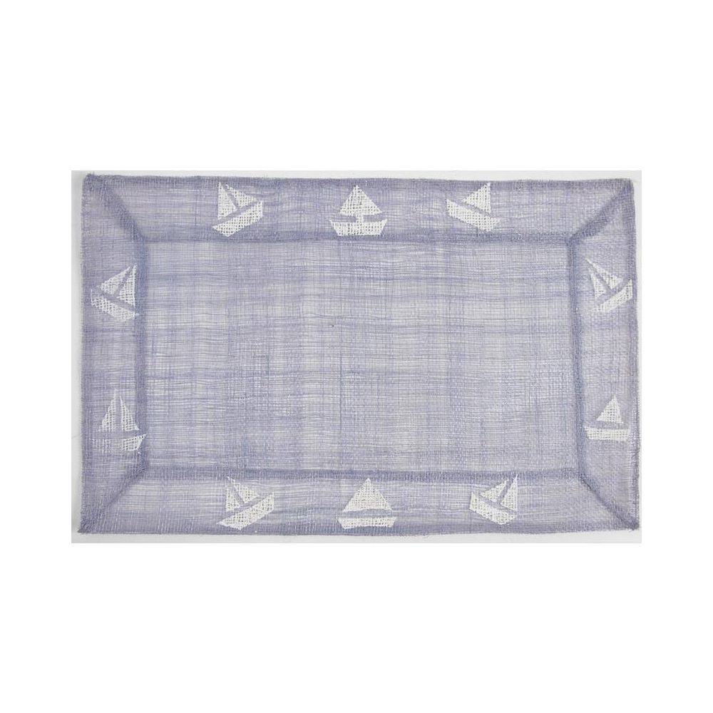 Aubry Gaspard - Lot de 6 sets de table en sinamay Petit bateau - Image 3