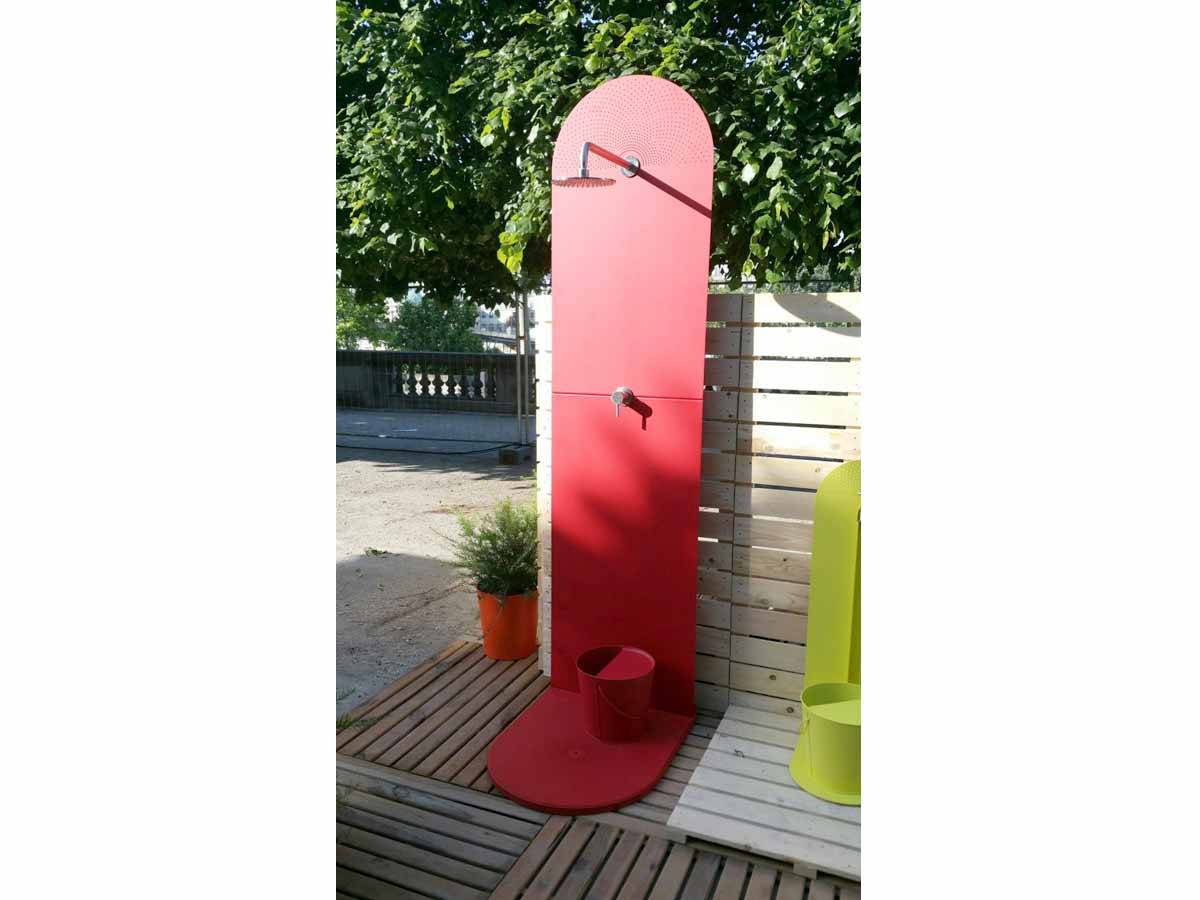 Laorus - Douche extérieure design rouge - Laorus - Image 2