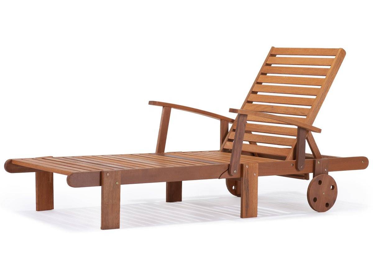 Habitat Et Jardin - Bain De Soleil Pliant En Bois Exotique "tokyo" - Maple - Marron Clair -habitat Et Jardin - Image 1