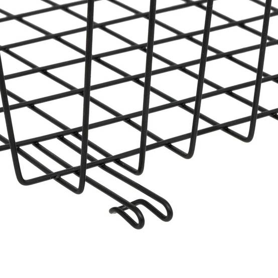 Panier à Suspendre en Métal "Dressing" 31cm Noir - Image 3