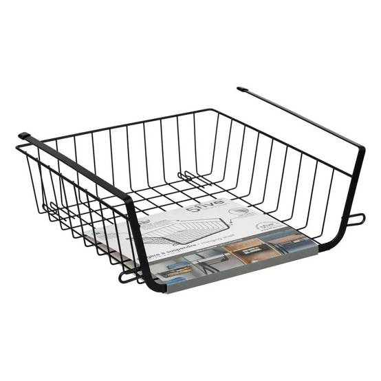 Panier à Suspendre en Métal "Dressing" 31cm Noir - Image 5