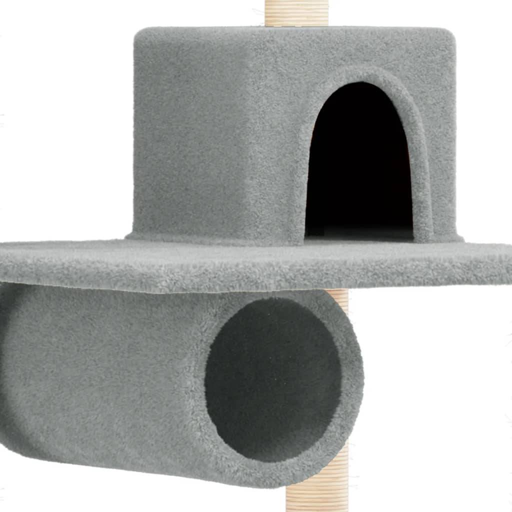 Vidaxl - Arbre à chat avec griffoirs en sisal Gris clair 168 cm vidaXL 171700 - Image 7