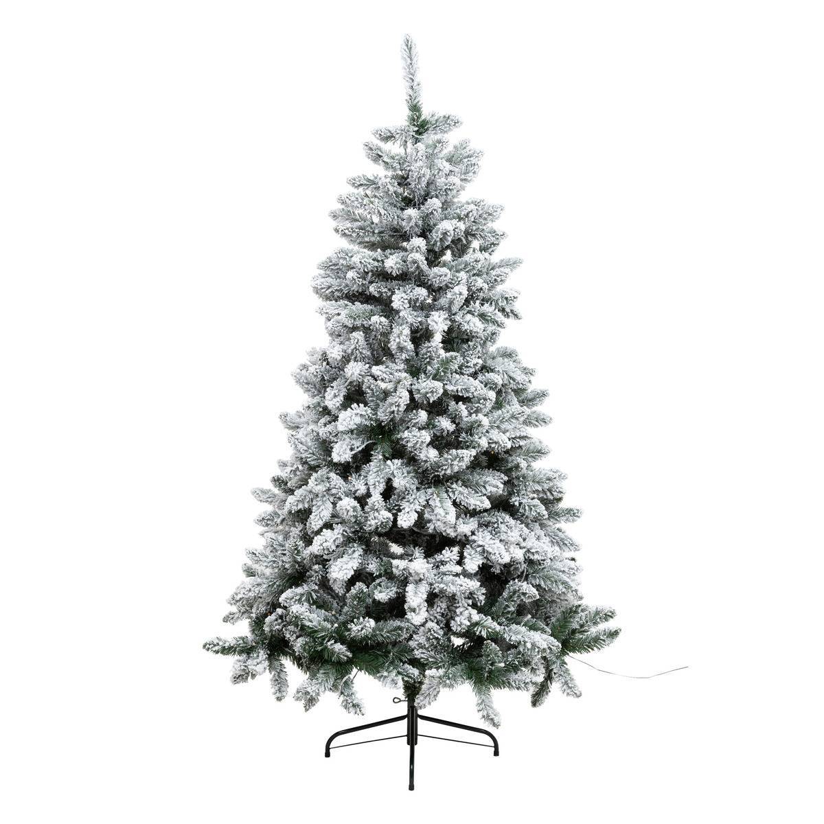 Fééric Lights & Christmas - Sapin de Noël artificiel Snow Lord floqué lumineux 240 cm - Feeric Lights & Christmas - Image 2
