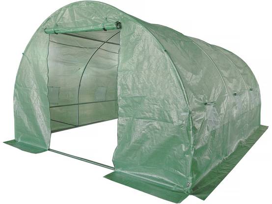 Serre Tunelle De Jardin 4 X 3 M "lys" - 12 M² - 140g - Vert -habitat Et Jardin - Image 1