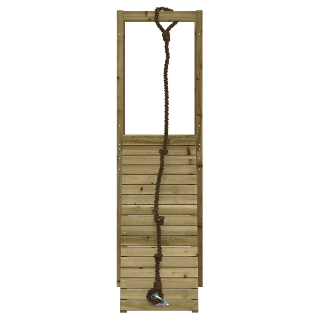 Helloshop26 - Maisonnette de jeu avec mur d'escalade bois de pin imprégné - Image 2