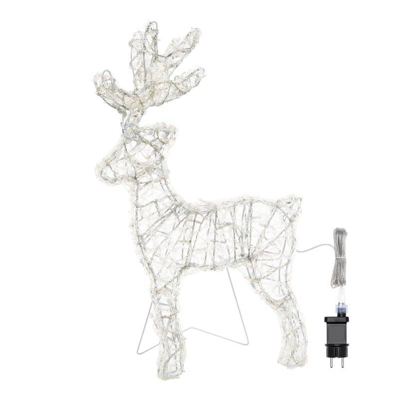 Lotti - Renne lumineux 3D H60cm 120 LED blanc froid Fixe 31V extérieur Lotti - Image 4