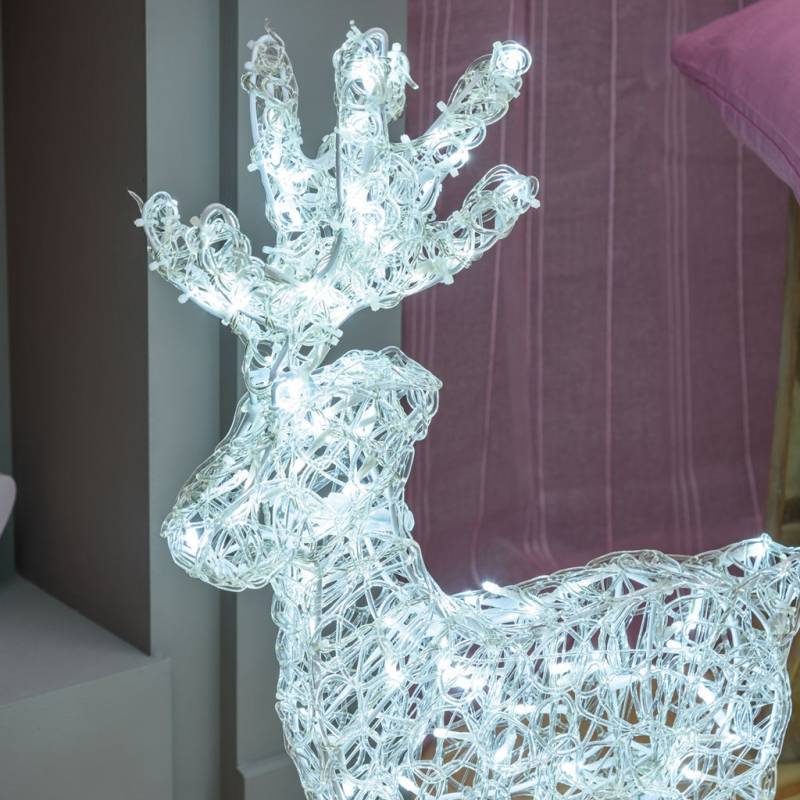 Lotti - Renne lumineux 3D H60cm 120 LED blanc froid Fixe 31V extérieur Lotti - Image 7