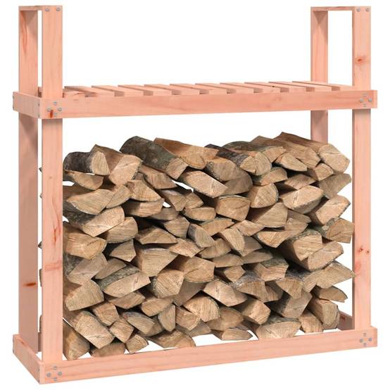 Range-bûches Extérieur Bois de Douglas Massif Durable et Robuste 110x35x109cm - ComfortXL Outdoor Living - Image 4