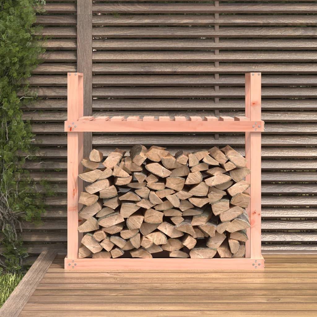 Range-bûches Extérieur Bois de Douglas Massif Durable et Robuste 110x35x109cm - ComfortXL Outdoor Living - Image 3