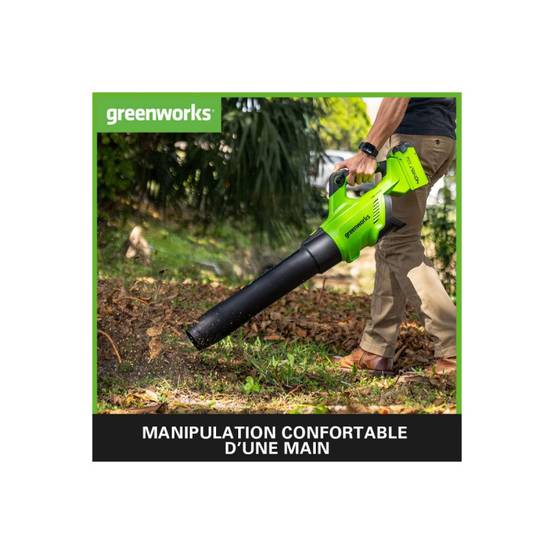 Greenworks - Souffleur 40V Brushless GREENWORKS - Sans batterie ni chargeur - GD40ABII - Image 3