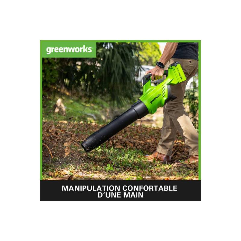 Greenworks - Souffleur 40V Brushless GREENWORKS - Sans batterie ni chargeur - GD40ABII - Image 3