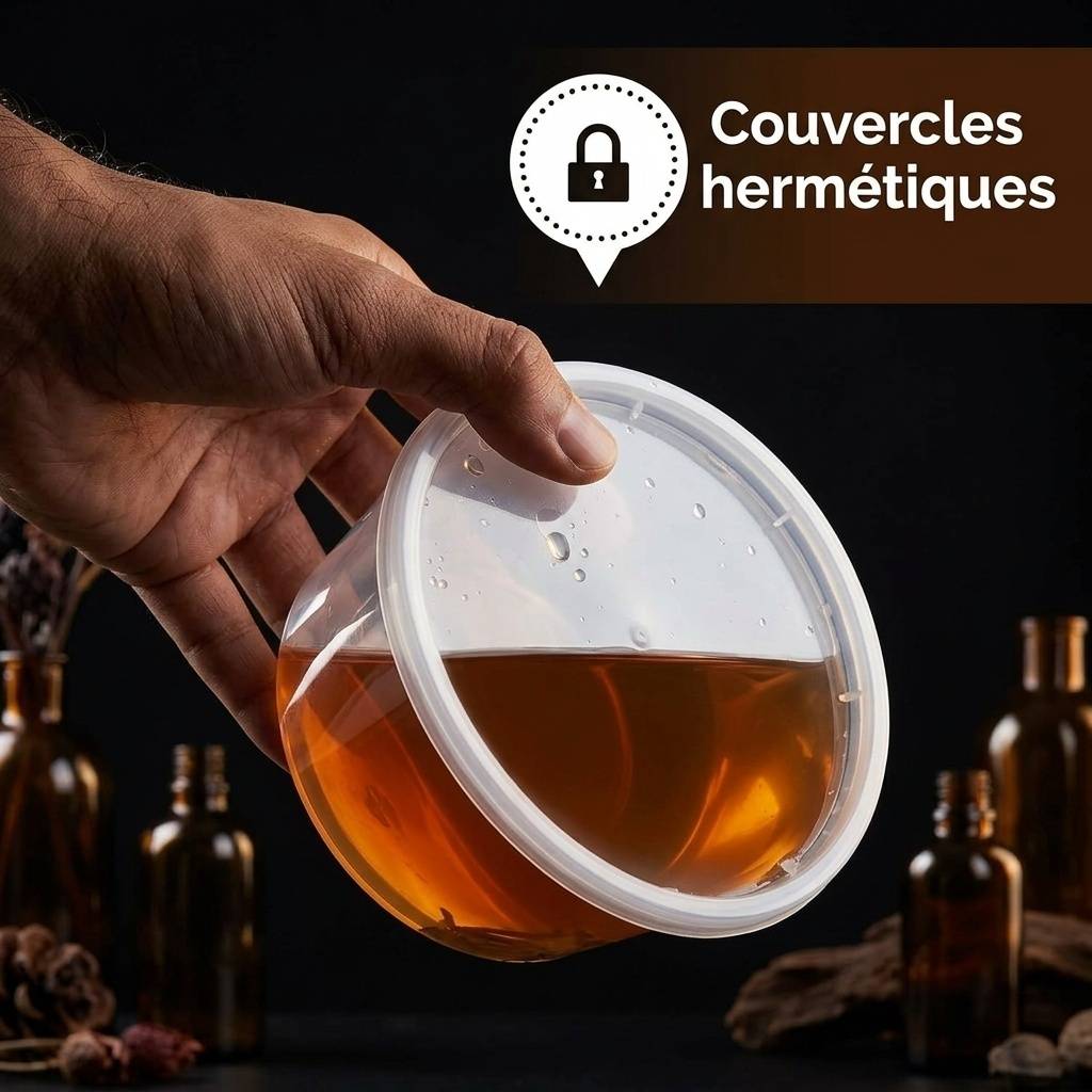 24 contenants 720 ml, couvercles hermétiques - Image 3