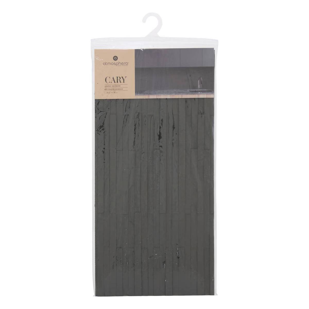 Sticker Effet Pierre "Cary" 28x58cm Gris Foncé - Image 3